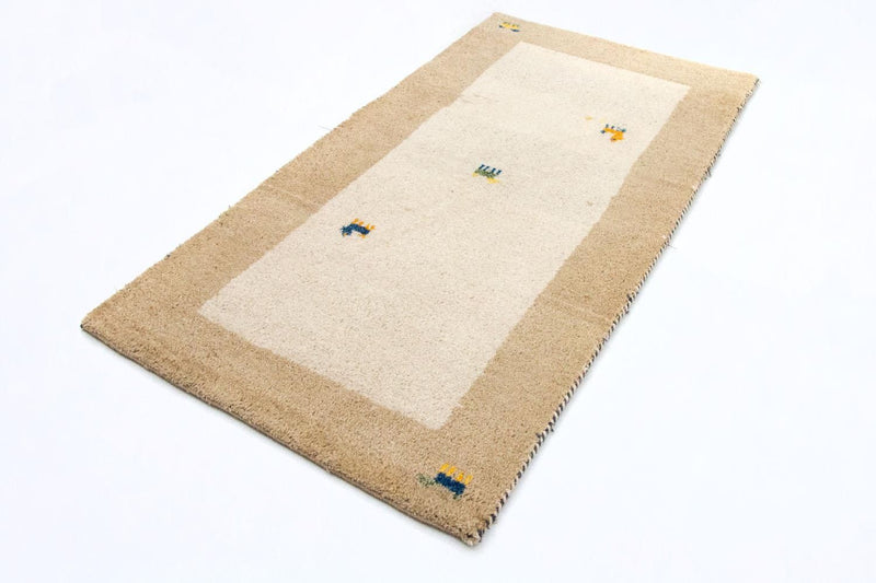 インド ギャベ 絨毯 140x70cm - ウールラグ