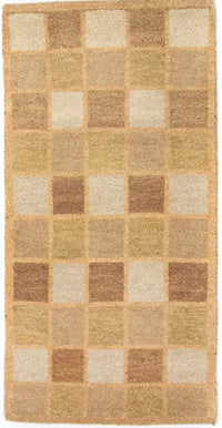 インド ギャベ 絨毯 140x70cm - ウールラグ – product image