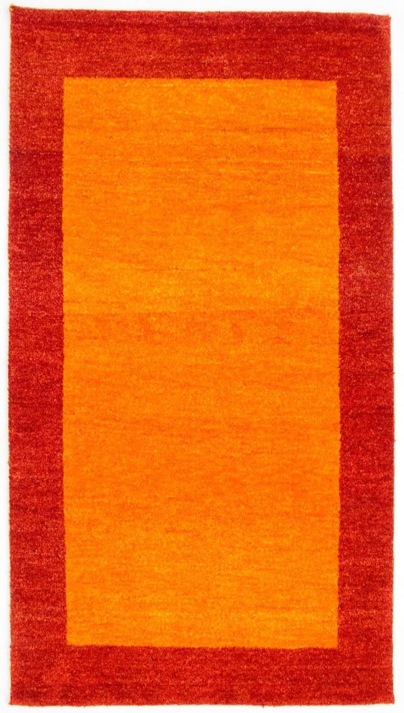 インド ギャベ 絨毯 160x93cm - ウールラグ