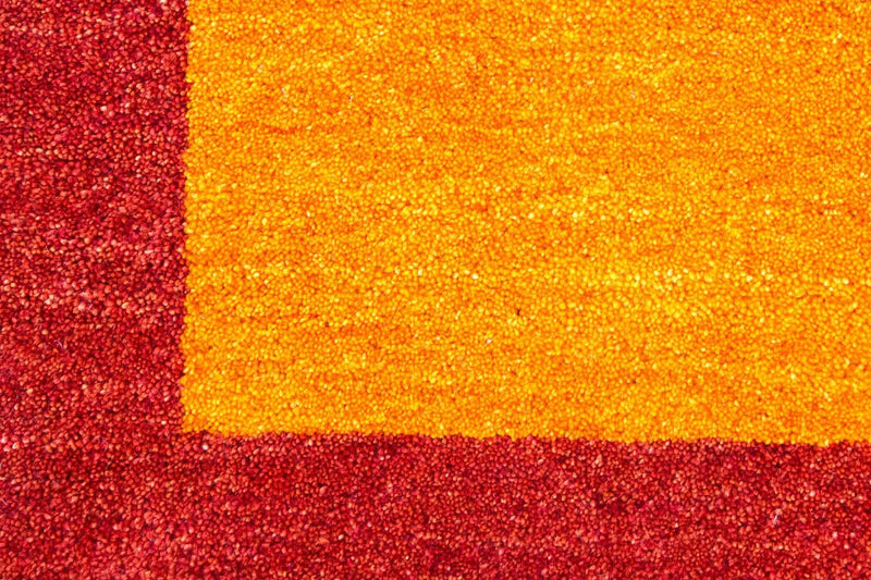 インド ギャベ 絨毯 160x93cm - ウールラグ