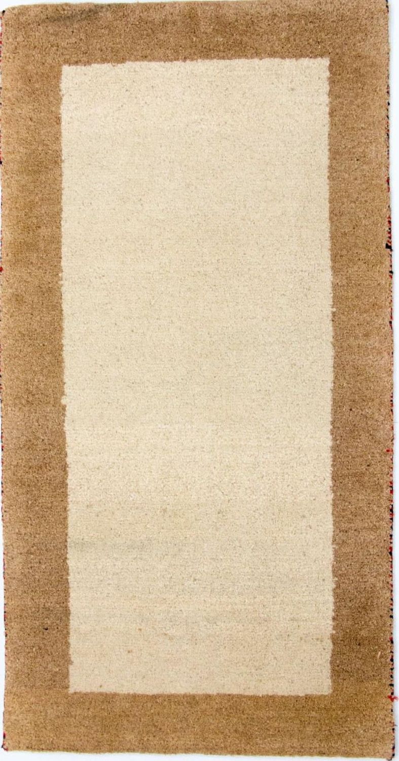 インド ギャベ 絨毯 132x68cm - ウールラグ