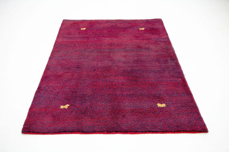 インド ギャベ 絨毯 205x140cm - ウールラグ