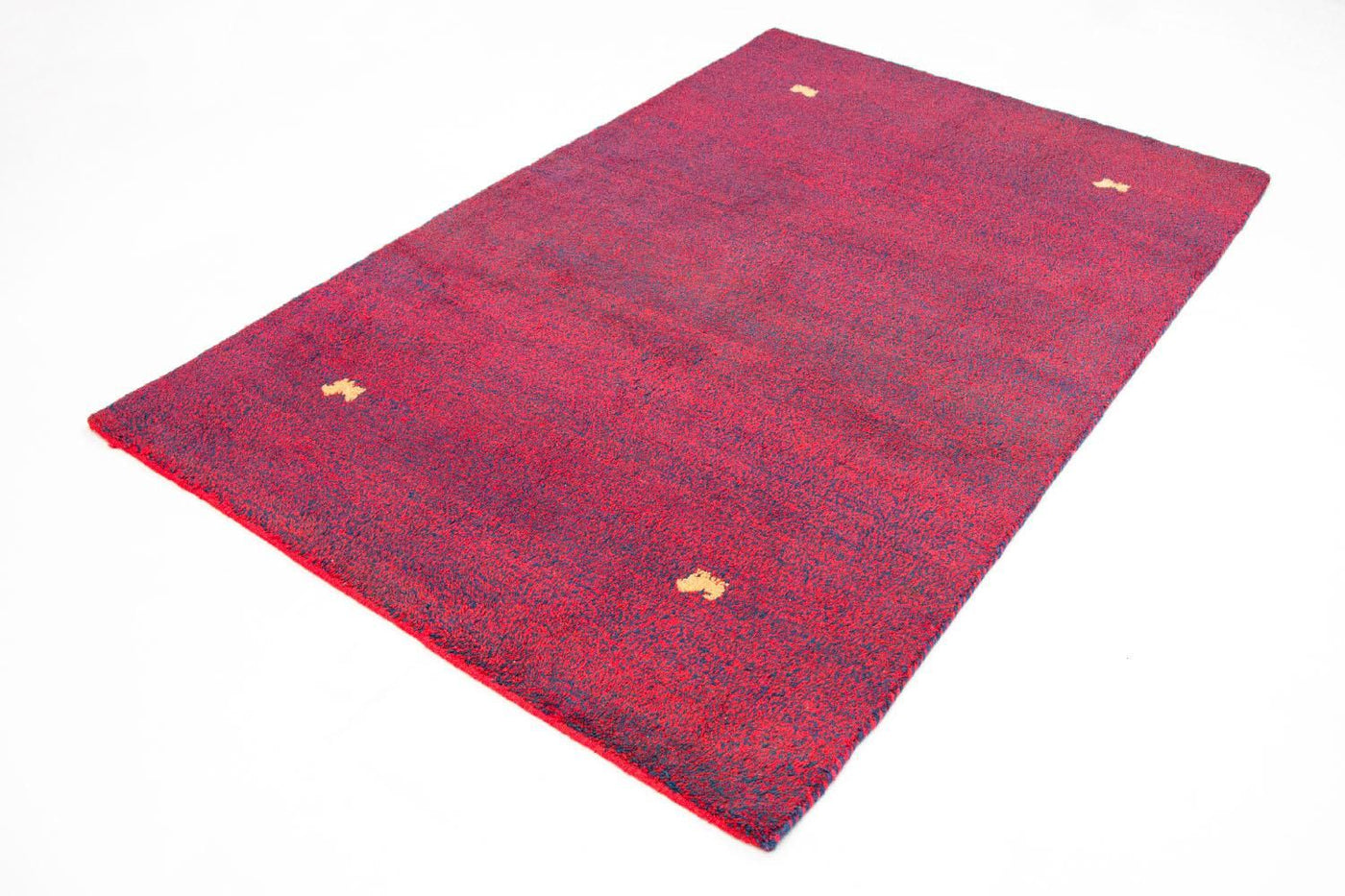 インド ギャベ 絨毯 205x140cm - ウールラグ