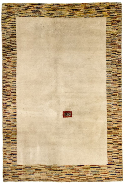 インド ギャベ 絨毯 140x200cm - ウールラグ