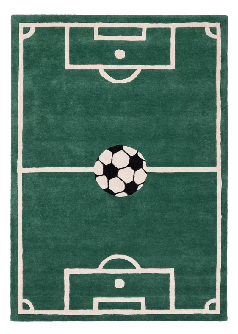 子供用ラグ Fussball - ウールラグ