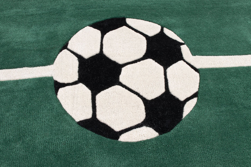 子供用ラグ Fussball - ウールラグ