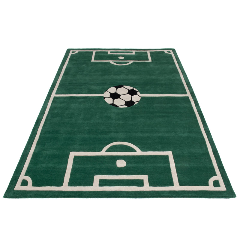 子供用ラグ Fussball - ウールラグ