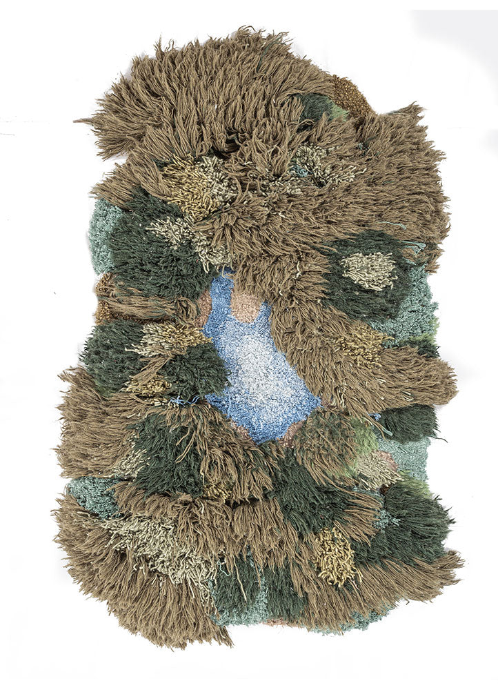 ウールラグ 150x90cm - ウールラグ
