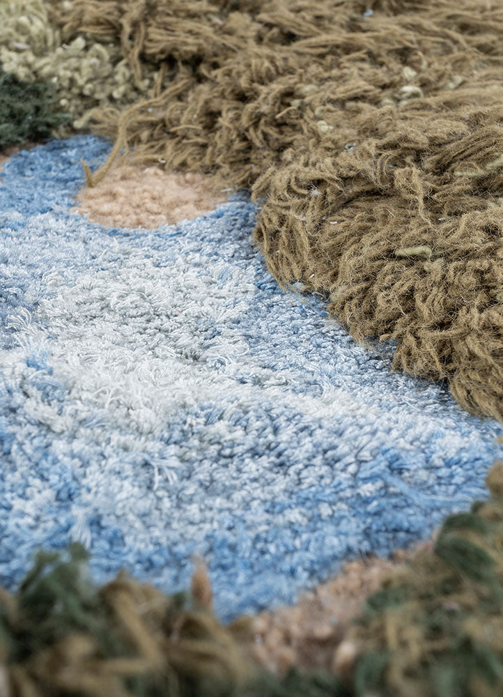 ウールラグ 150x90cm - ウールラグ