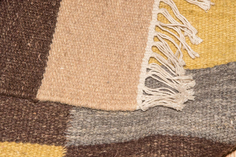 キリム モダン 絨毯 200x140cm - ウールラグ