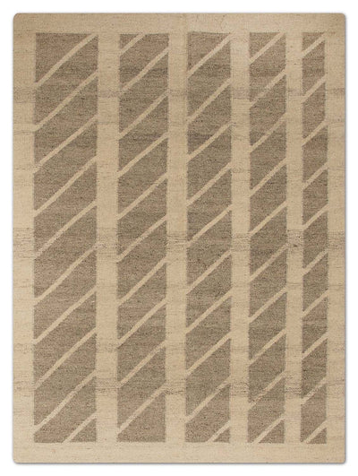 キリム モダン 絨毯 140x200cm - ウールラグ