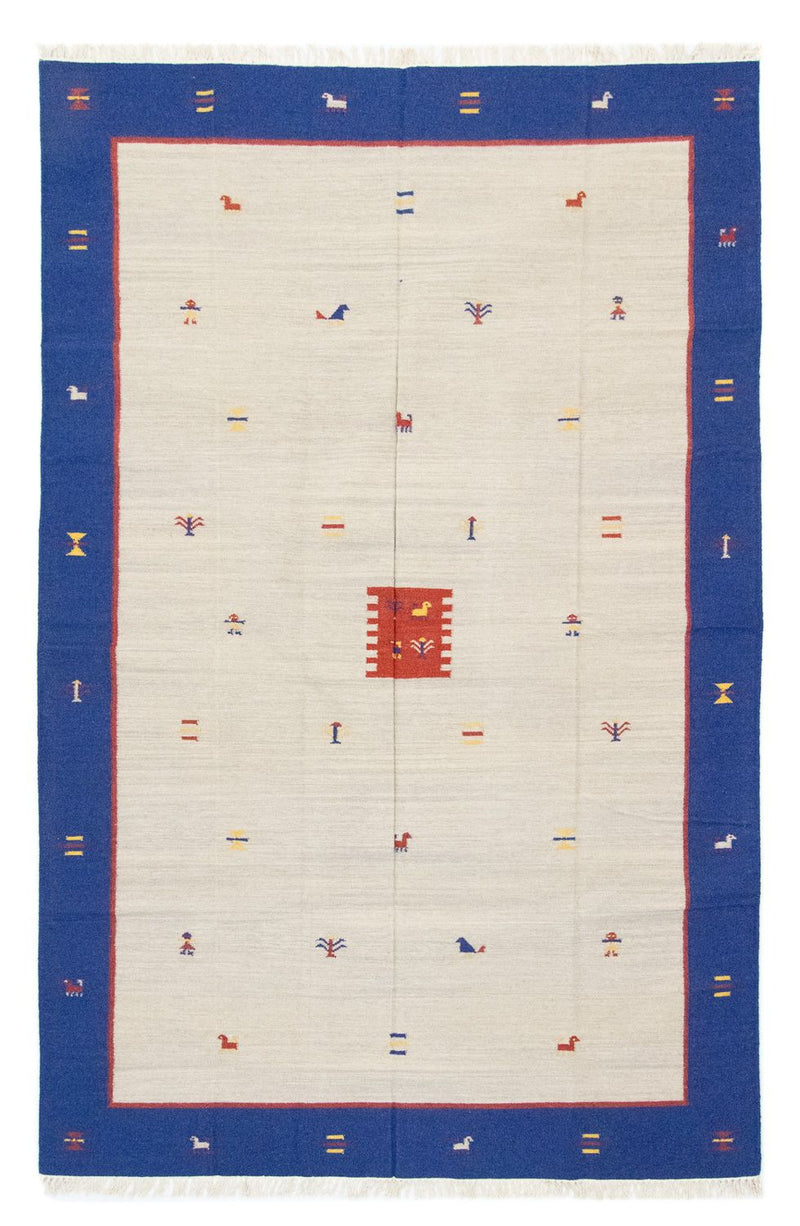 キリム モダン 絨毯 300x200cm - ウールラグ