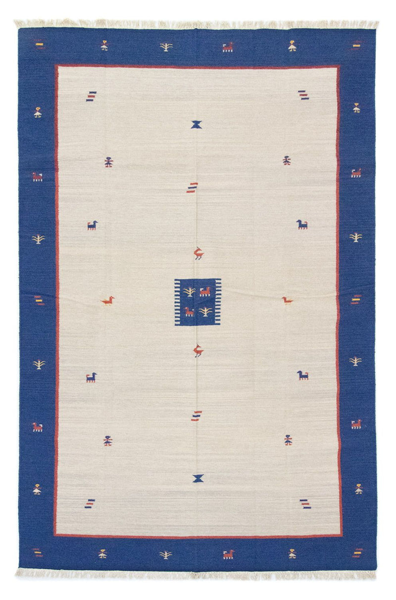 キリム モダン 絨毯 300x200cm - ウールラグ