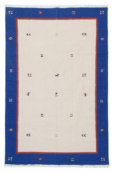 キリム モダン 絨毯 200x300cm - ウールラグ