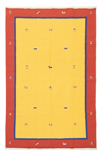キリム モダン 絨毯 200x300cm - ウールラグ