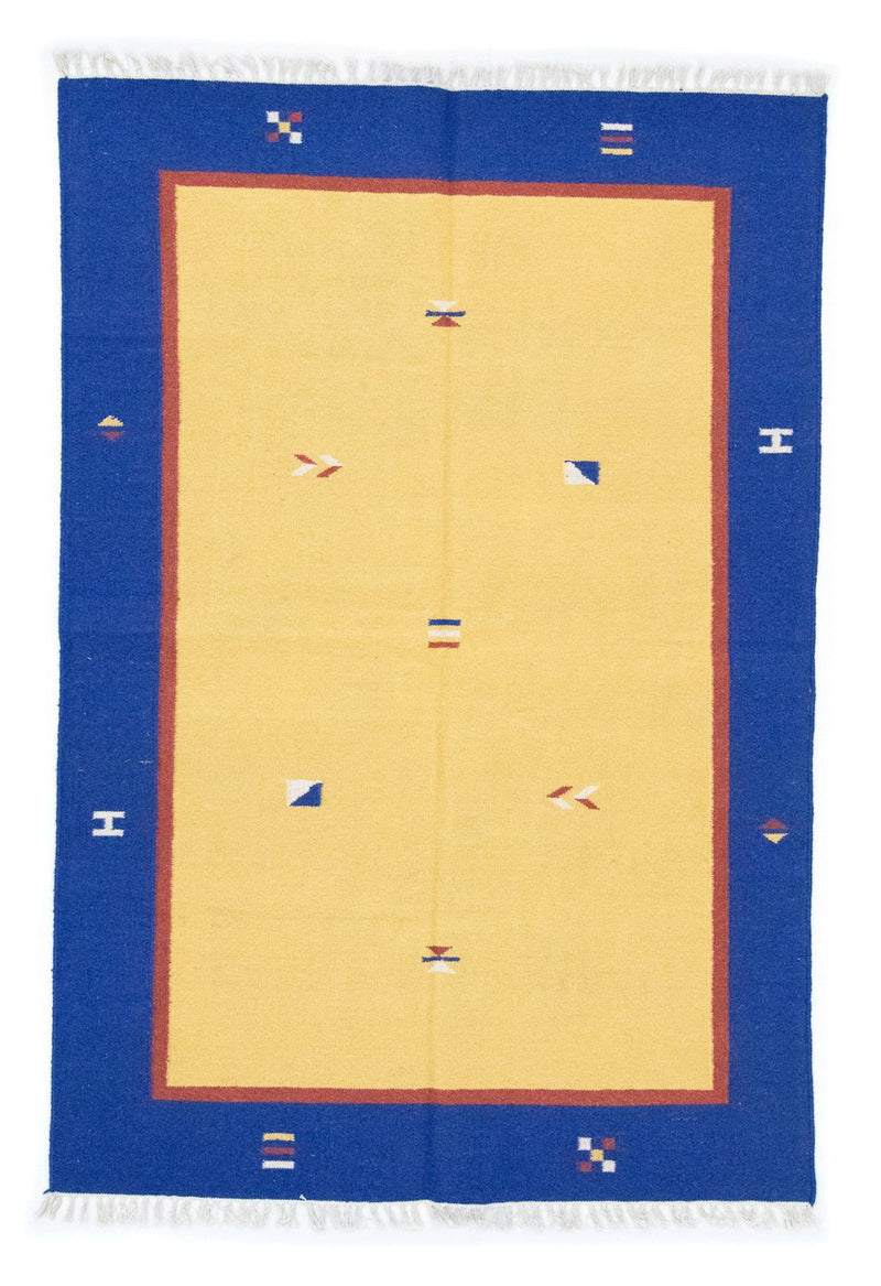 キリム モダン 絨毯 200x140cm - ウールラグ