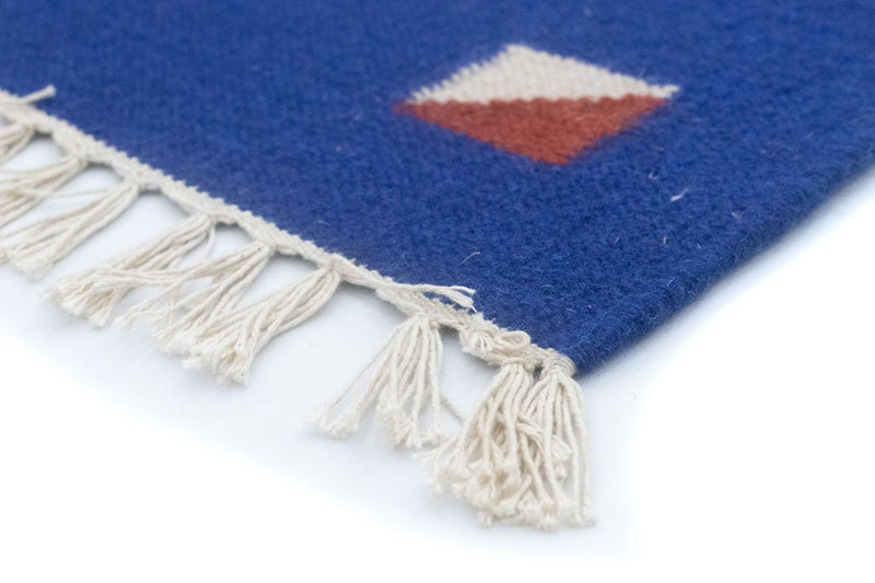 キリム モダン 絨毯 200x140cm - ウールラグ