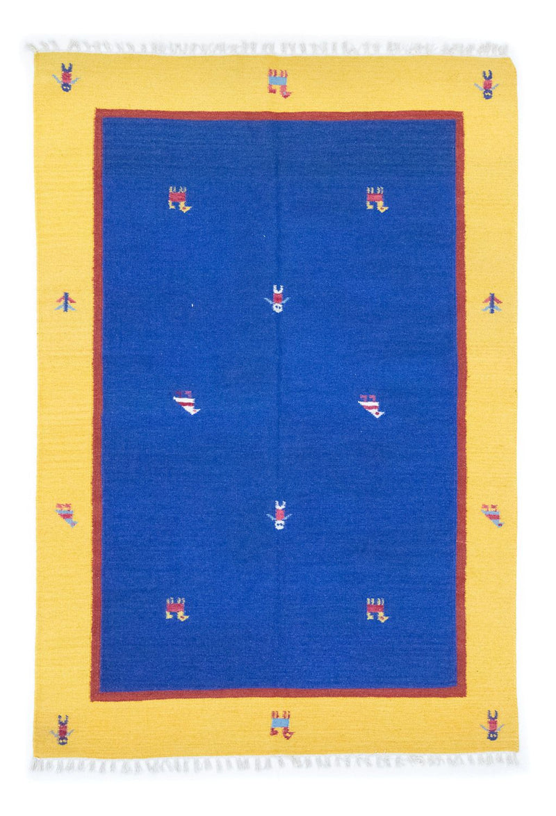 キリム モダン 絨毯 200x140cm - ウールラグ