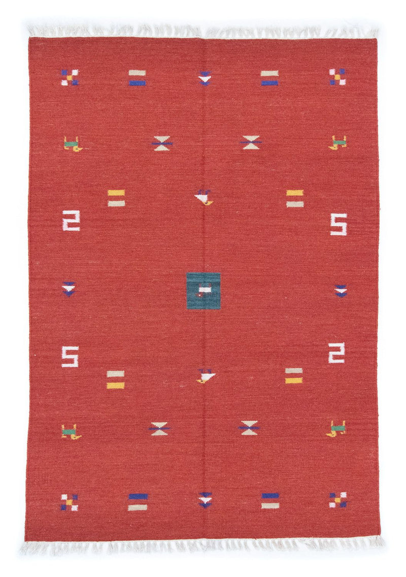 キリム モダン 絨毯 200x140cm - ウールラグ