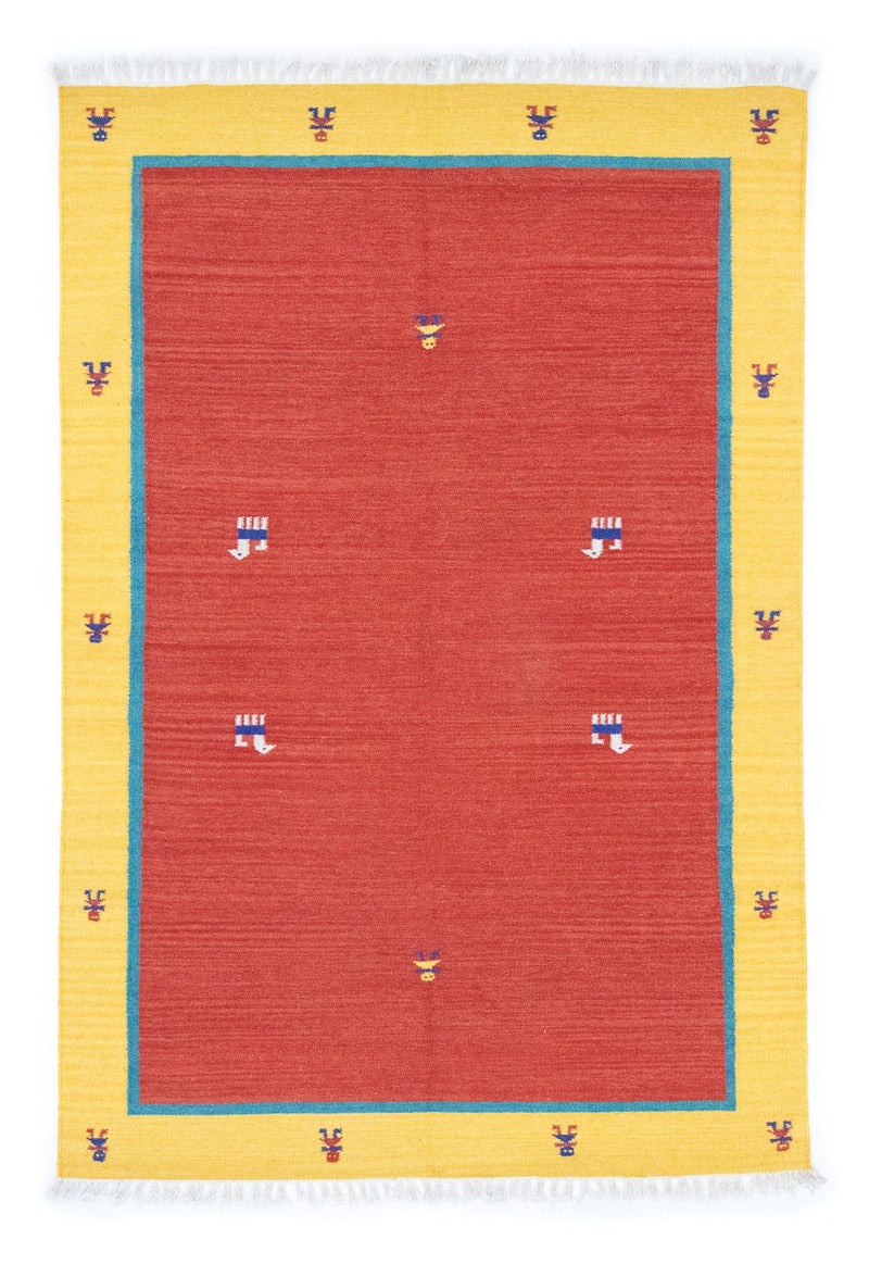 キリム モダン 絨毯 200x140cm - ウールラグ