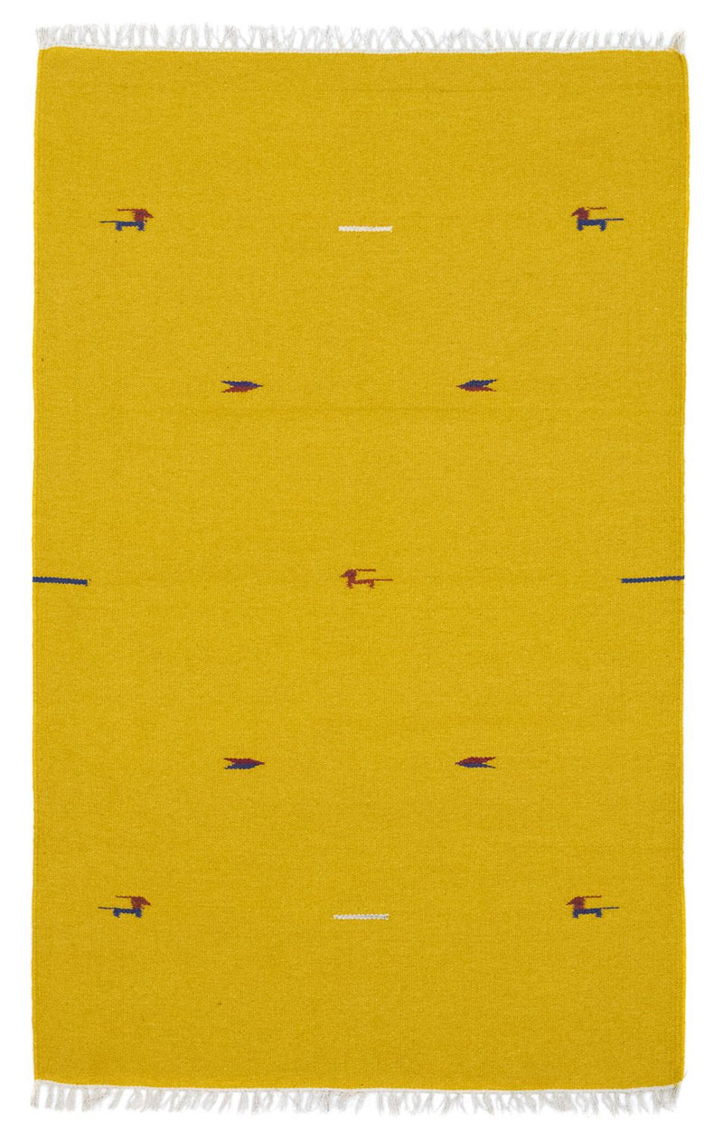 キリム モダン 絨毯 180x120cm - ウールラグ