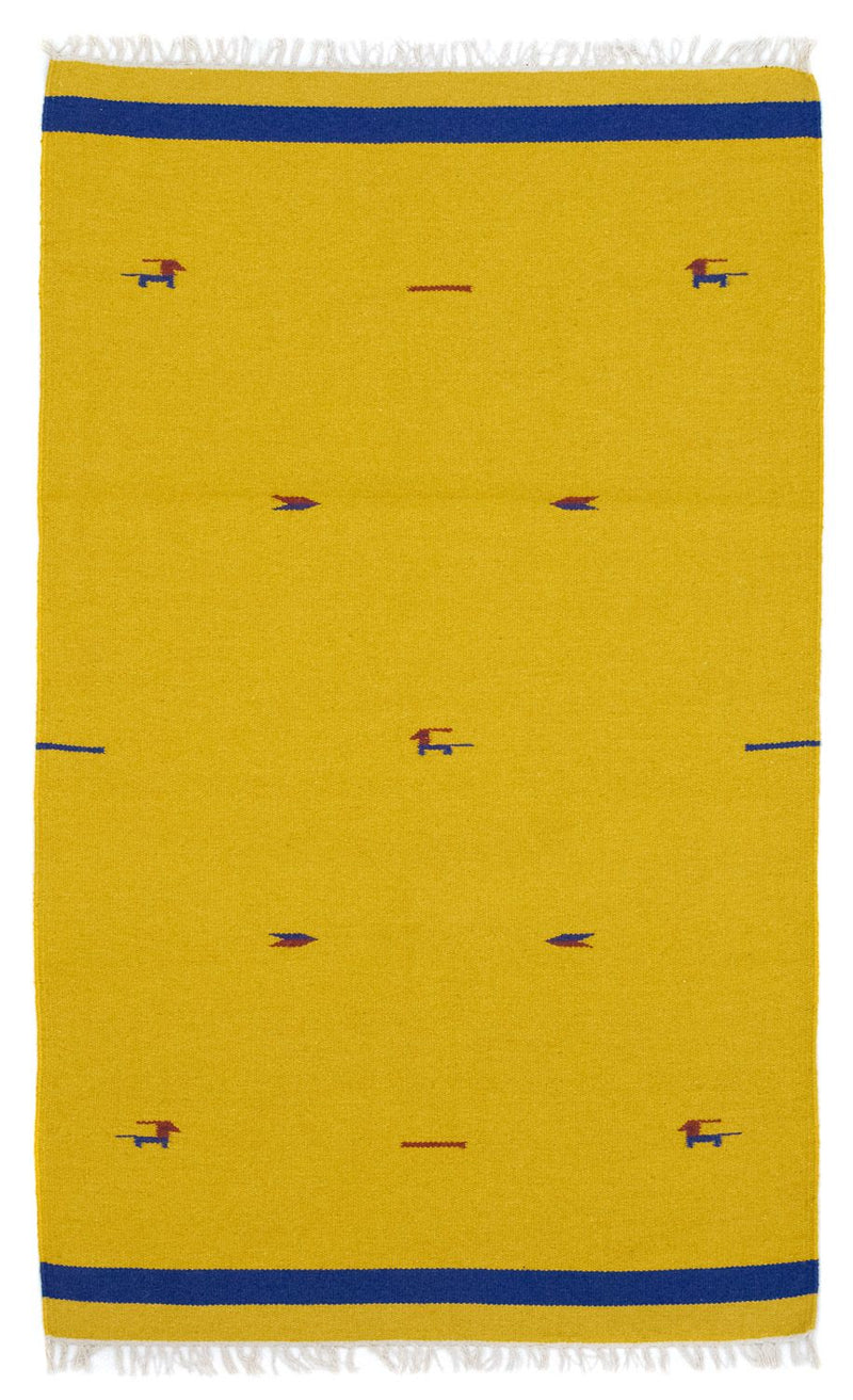 キリム モダン 絨毯 180x120cm - ウールラグ