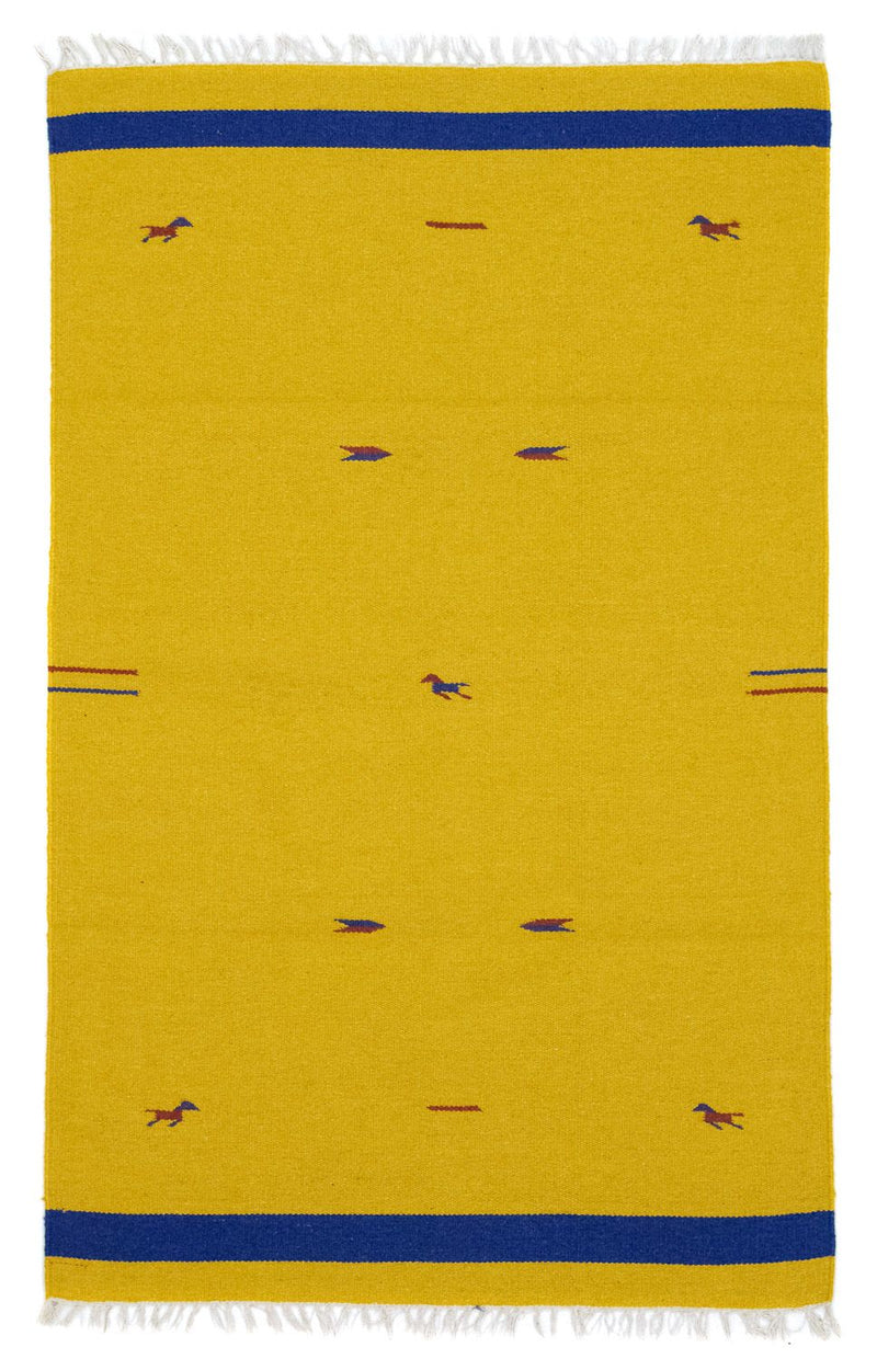 キリム モダン 絨毯 180x120cm - ウールラグ