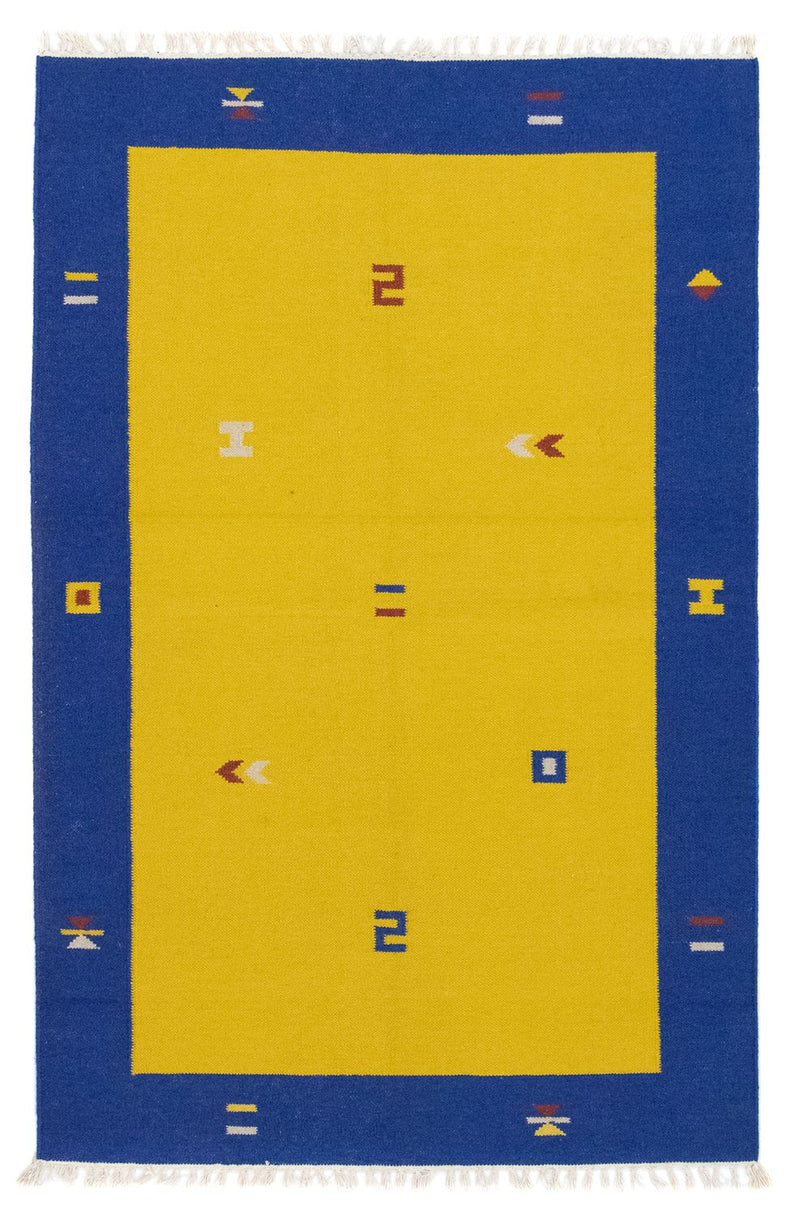 キリム モダン 絨毯 180x120cm - ウールラグ