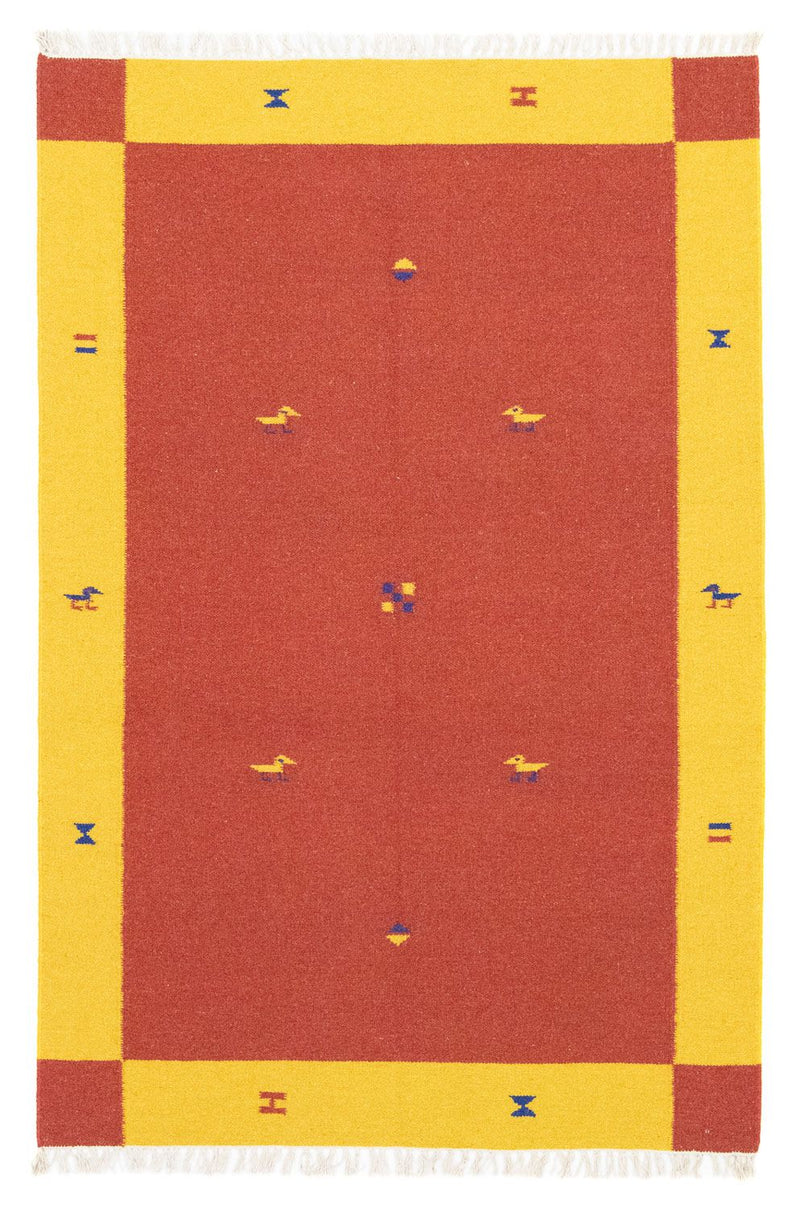 キリム モダン 絨毯 180x120cm - ウールラグ