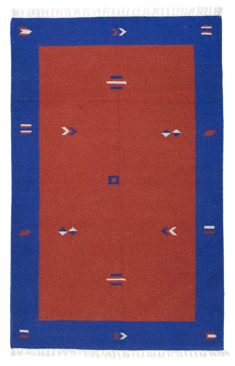 キリム モダン 絨毯 180x120cm - ウールラグ