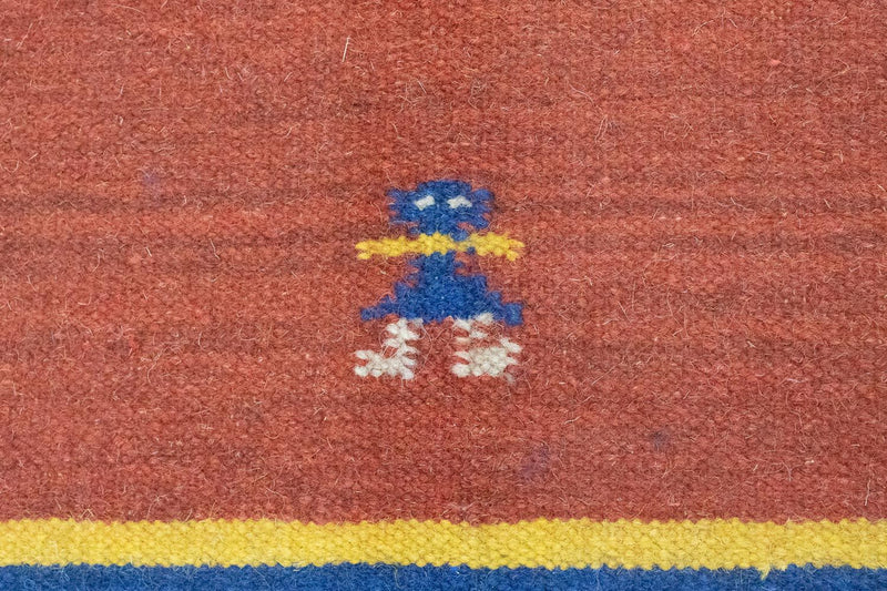 キリム モダン 絨毯 200x140cm - ウールラグ