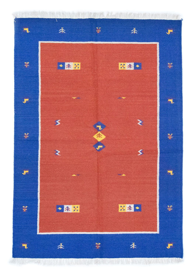 キリム モダン 絨毯 200x140cm - ウールラグ