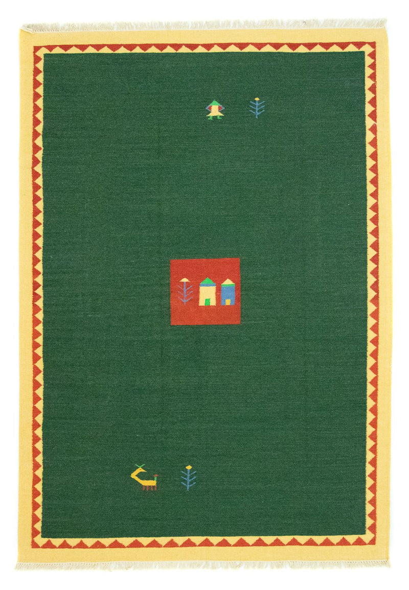 キリム モダン 絨毯 300x200cm - ウールラグ