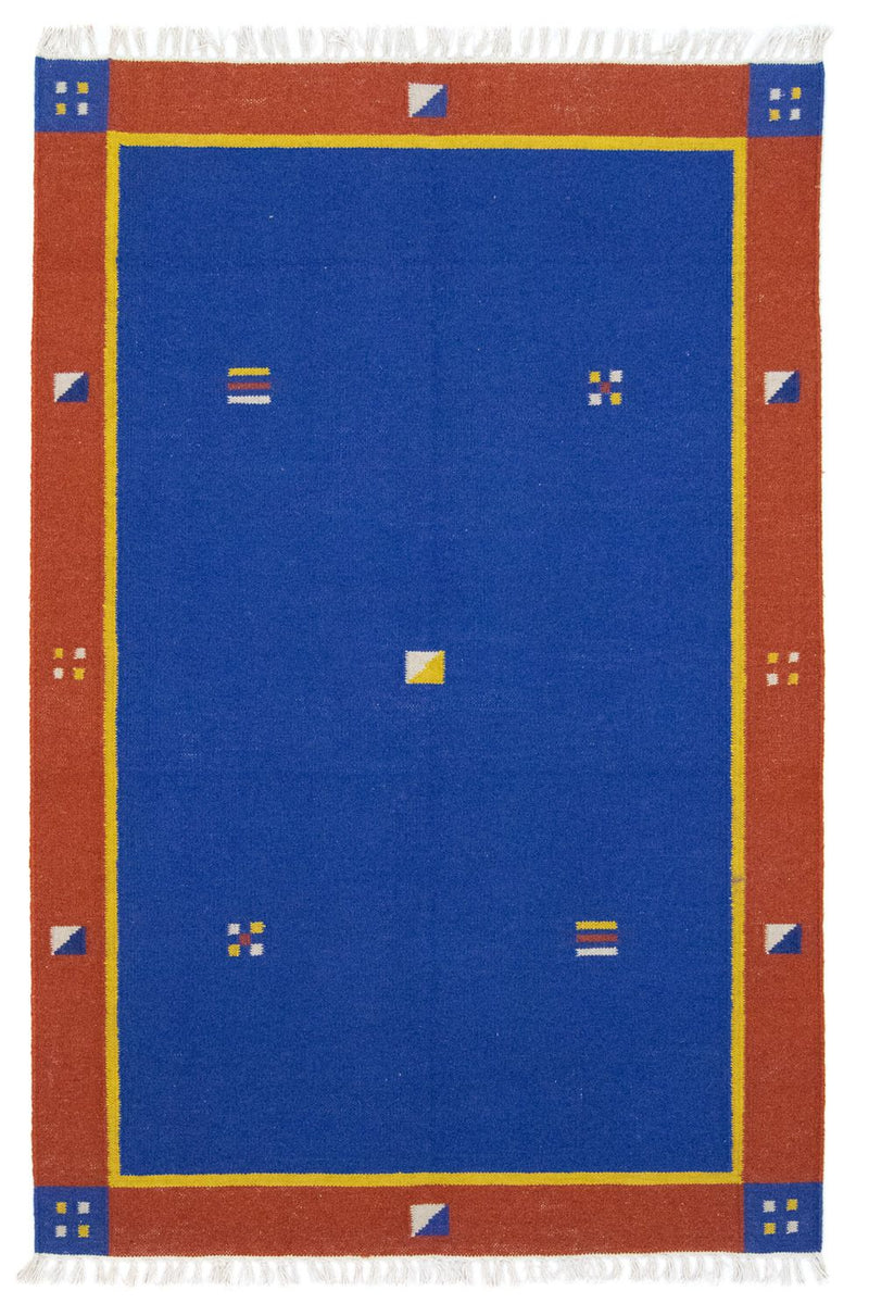 キリム モダン 絨毯 180x120cm - ウールラグ