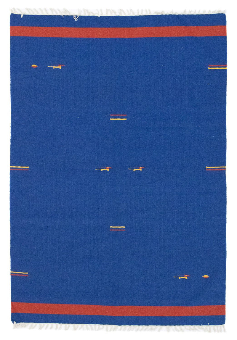 キリム モダン 絨毯 200x140cm - ウールラグ