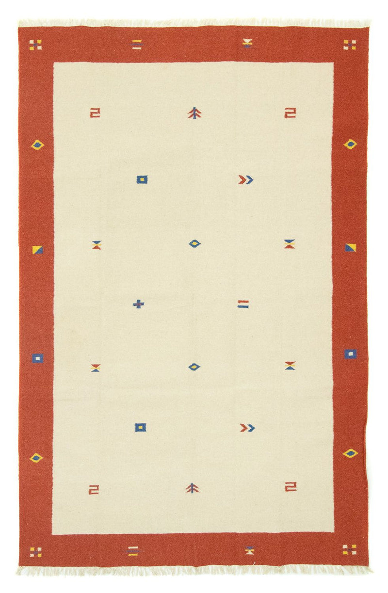 キリム モダン 絨毯 300x200cm - ウールラグ