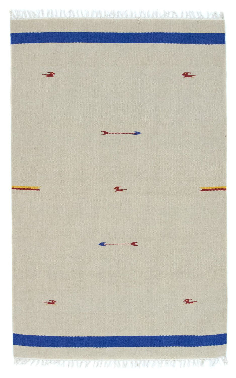 キリム モダン 絨毯 180x120cm - ウールラグ
