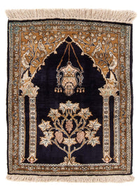 ゴム - シルク 絨毯 72x57cm - ペルシャ絨毯 – product image