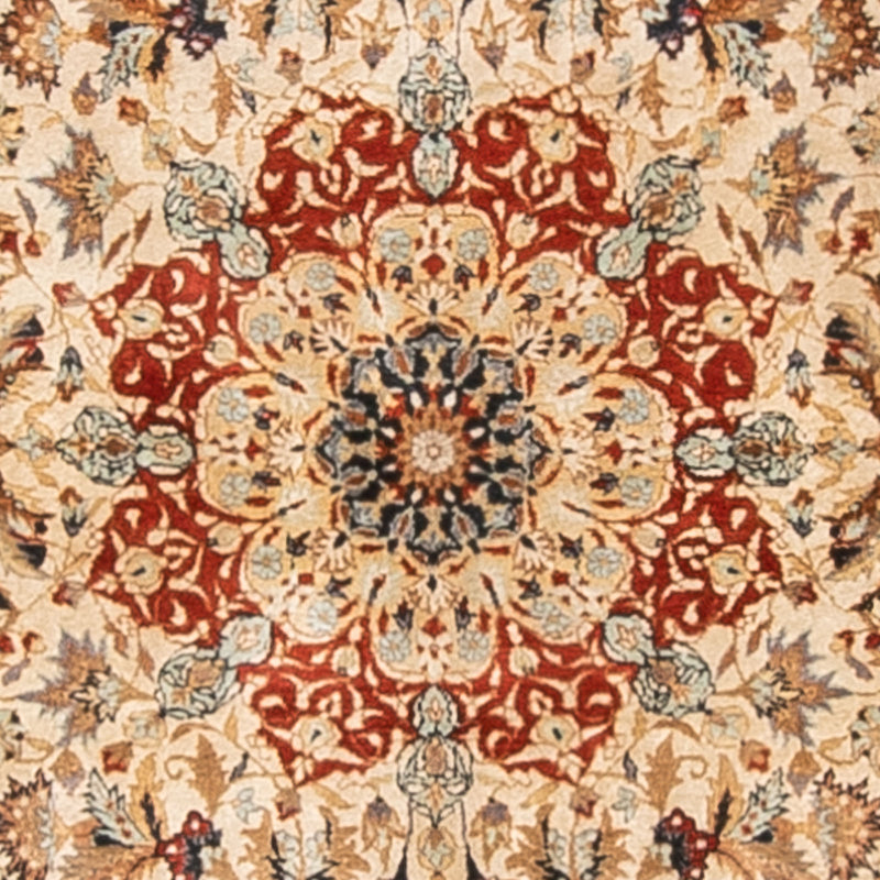 中国シルク 絨毯 154x94cm - オリエンタル絨毯