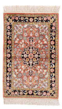 中国シルク 絨毯 93x62cm - オリエンタル絨毯 – product image