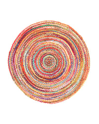 ジュートラグ 絨毯 Indigo Stripy – product image
