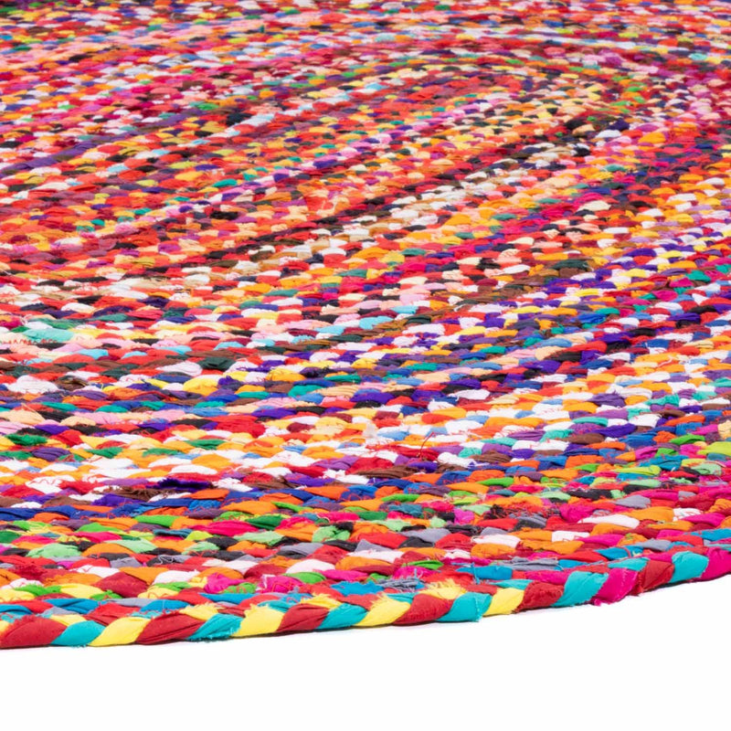 ジュートラグ 絨毯 Indigo Stripy