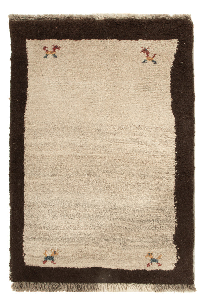 ペルシャギャベ 絨毯 85x57cm - ウールラグ