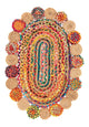 ジュートラグ 絨毯 91x61cm - ウールラグ