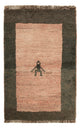 ペルシャギャベ 絨毯 82x56cm - ウールラグ