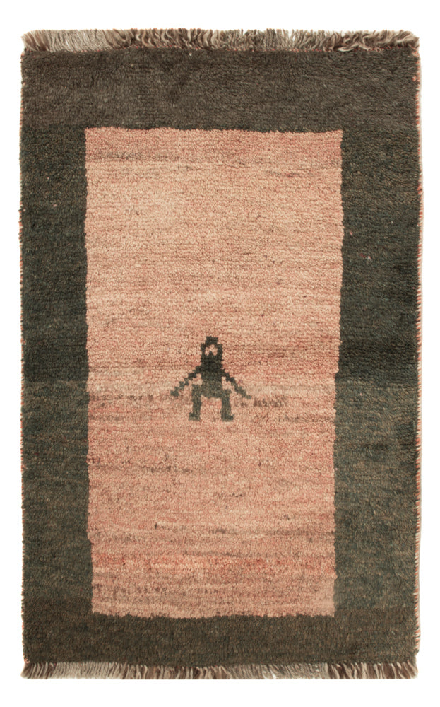 ペルシャギャベ 絨毯 82x56cm - ウールラグ