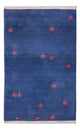 インド ギャベ 絨毯 180x120cm - ウールラグ