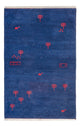 インド ギャベ 絨毯 180x120cm - ウールラグ
