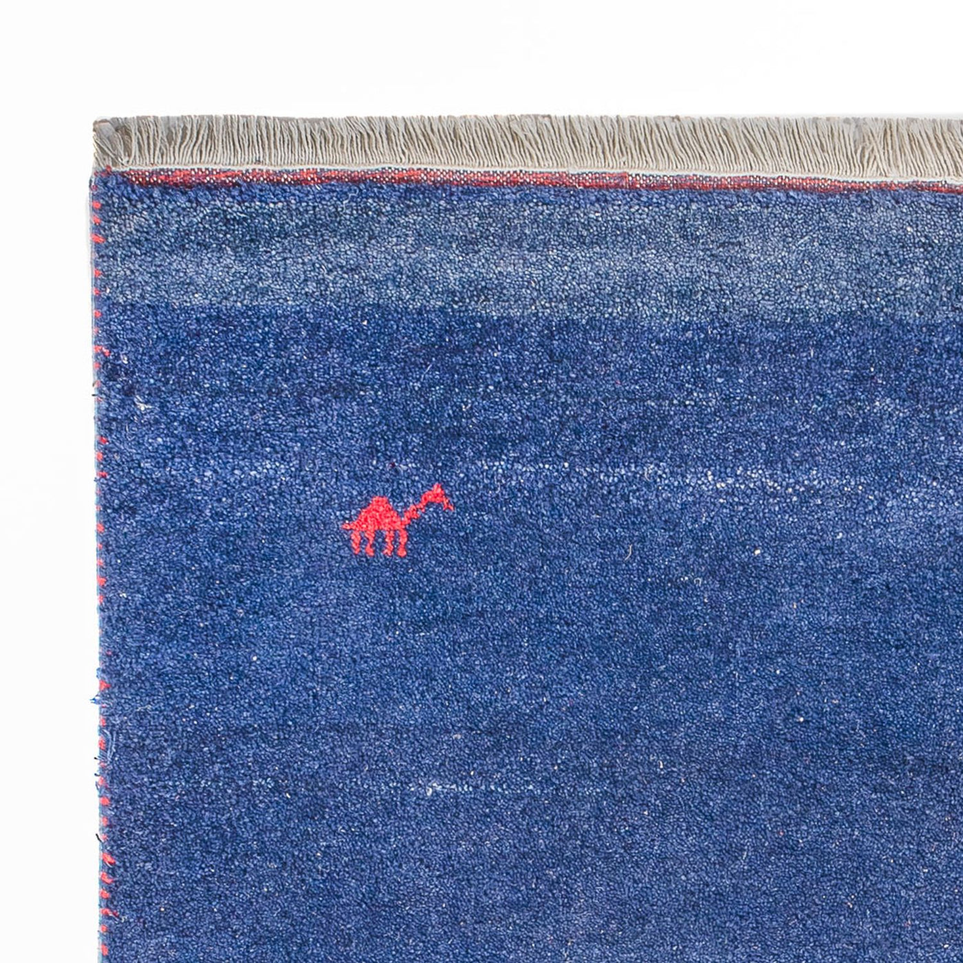 インド ギャベ 絨毯 180x120cm - ウールラグ