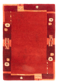 ネパール絨毯 90x60cm - ウールラグ – product image